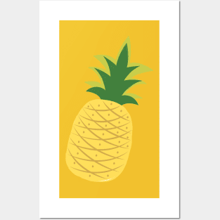 Bright Pineapple Fall Posters and Art